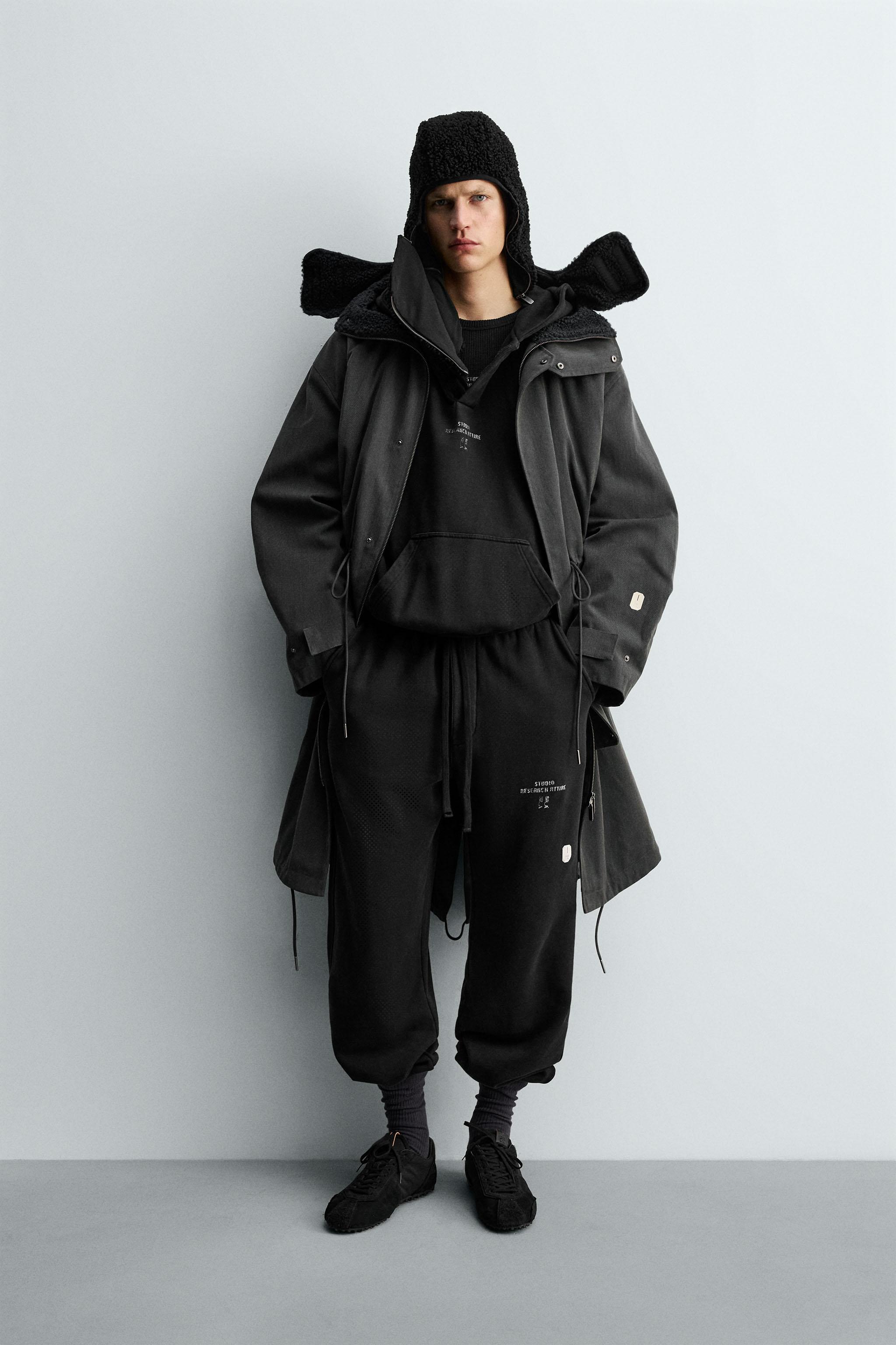 OVERSIZED FIT HOODIE PARKA X SR_A